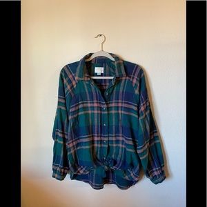 AE Oversized flannel shirt  💚🤎